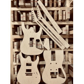 Jackson Soloist, OFR, 24 лада, комплект для фрезеровки гитары, фанера 8мм