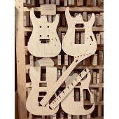 Jackson Soloist, Floyd Rose Gotoh 1996, 24 лада, комплект для фрезеровки гитары, фанера 8мм