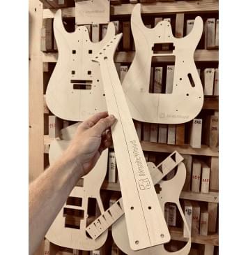 Jackson Soloist, Floyd Rose Gotoh 1996, 24 лада, комплект для фрезеровки гитары, фанера 8мм-1