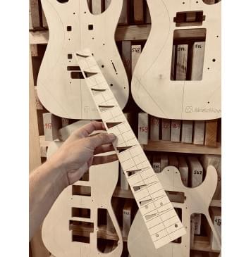 Jackson Soloist, Floyd Rose Gotoh 1996, 24 лада, комплект для фрезеровки гитары, фанера 8мм-3