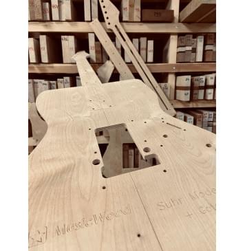 Suhr Modern +  Gotoh 1996T, полный комплект для фрезеровки гитары, фанера 8мм Suhr Modern +  Gotoh 1996T, полный комплект для фрезеровки гитары, фанера 8мм-3