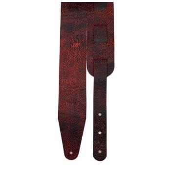 FL50001L Leather Ремень для гитары, кожаный, цвет лава, Fidel-0