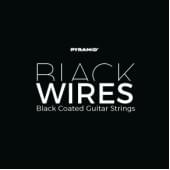 443100 Black Wires Комплект струн для электрогитары, никелированные, с покрытием, 11-48, Pyramid