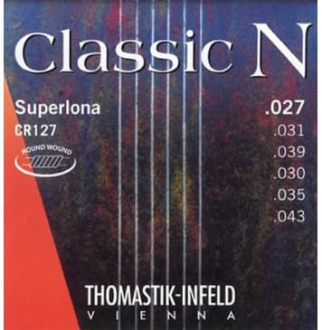 CR127 Classic N Комплект струн для классической гитары, нейлон/посеребренная медь 027-043, Thomastik-0