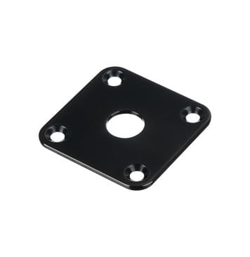 HJ015-BK Накладка выходного разъема гитары, черная, Paxphil-0