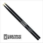 7KLHBBK5A Black 5A Барабанные палочки, граб, флуоресцентные, Kaledin Drumsticks