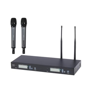 5000-UH Беспроводная микрофонная система, 2 ручных передатчика, LAudio-0