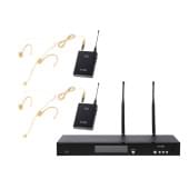 RWS-2BHS Беспроводная микрофонная система, 2 головных микрофона, LAudio