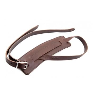 8401050040350 Leathercraft Slim Brown Ремень для гитары, RightOn Straps-0