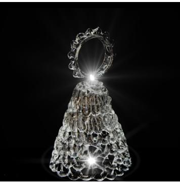 GH-M006 Колокольчик хрустальный «Кольцо», средний, Гусь Хрустальный-0