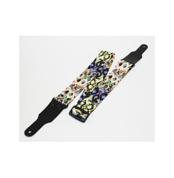 FL40209PA PolyArt Ремень для гитары, полиэфир, эффект бабочки, Fidel-0