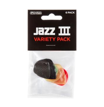 PVP103 Набор медиаторов Jazz III Pick Variety Pack 6шт, Dunlop-0