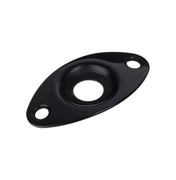 HJ002-BK Накладка выходного разъема гитары, черная, Paxphil-0