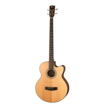 SJB5F-NS-WBAG Acoustic Bass Series Электро-акустическая бас-гитара цвет натуральный, с чехлом, Cort-0