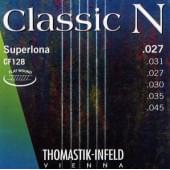 CF128 Classic N Комплект струн для классической гитары, нейлон/хромированная сталь 027-045 Thomastik