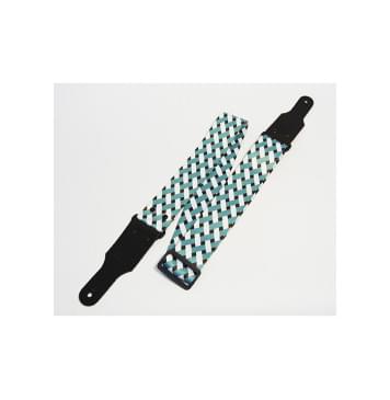 FL40206PA PolyArt Ремень для гитары, полиэфир, лента тиффани, Fidel-0