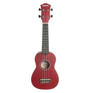 HH-3961 Linden Series Укулеле сопрано, с чехлом, красный, Cascha-0