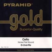 173100 Gold Комплект струн для виолончели размером 4/4, Pyramid