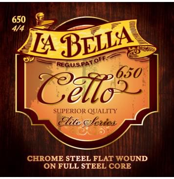 650 Комплект струн для виолончели La Bella-0