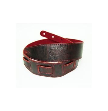 FL60005L21L Leather 21 Ремень для гитары, кожаный, бордо, Fidel-0