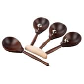 MS-T2-LZ-07 Ложки веерные с бубенцами, тонировка, Мастерская Сереброва