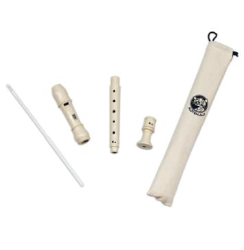 EH-3908 Flotenlilli Блокфлейта сопрано, немецкая система, пластик, 3 части, Cascha-0