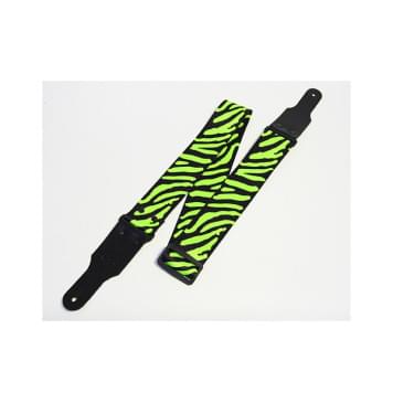 FL40205PA PolyArt Ремень для гитары, полиэфир, неоновый хищник, Fidel-0