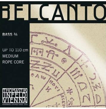 BC600S Belcanto Solo Комплект струн для контрабаса размером 3/4, Thomastik-0