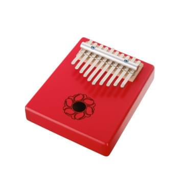 KMKr-2-R Escudo Калимба, резонаторная, 10 язычков, трапеция, красная, Мозеръ-0