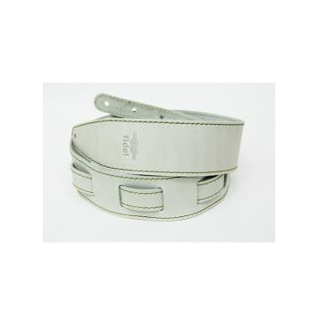 FL66024L11 Leather 11 Ремень для гитары, кожаный, винтажно-белый, Fidel-0