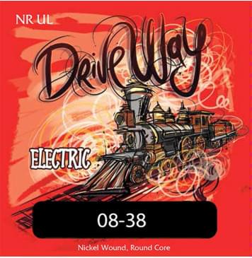 NR-UL Drive Way Комплект струн для электрогитары, никель, Ultra Light, 8-38, Мозеръ-0