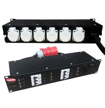 RC407 Дистрибьютор питания, рэковый, EDS-0