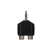 CC310 Переходник (разъем переходной) 2xRCA female – 3,5мм male, Soundking