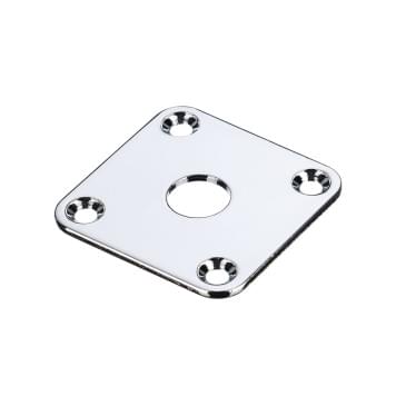 HJ015-CR Накладка выходного разъема гитары, хром, Paxphil-0