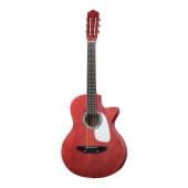ACD-41A-34d-MAH Акустическая гитара, с вырезом, цвет красное дерево, глянцевая, АККОРД