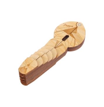 HV9 Чехол деревянный для варгана Радуга, Мастерская Глазырина-0