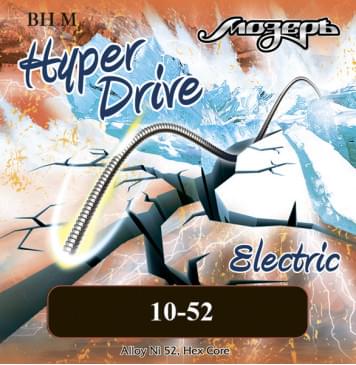 BH-M Hyper Drive Комплект струн для электрогитары, никель/железо, 10-52, Мозеръ-0