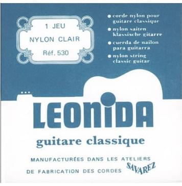 530 Leonida Комплект струн для классической гитары, норм.натяжение, Savarez-0