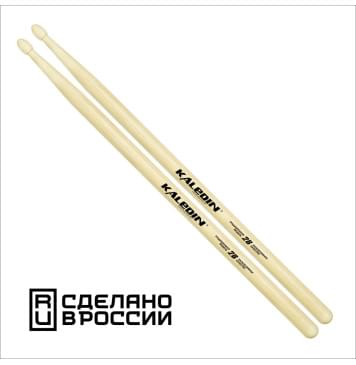 7KLHB2B 2B Барабанные палочки, граб, деревянный наконечник, Kaledin Drumsticks-0