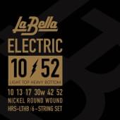 HRS-LTHB HRS Комплект струн для электрогитары, никелированные, 10-52, La Bella
