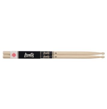 L5AW Hornbeam Natural 5A Барабанные палочки, граб, деревянный наконечник, Leonty-0