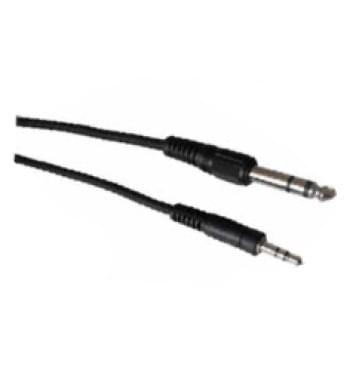 ASS-220 Кабель инструментальный 6,35мм — 3,5мм, стерео, 6.1м, Leem-0