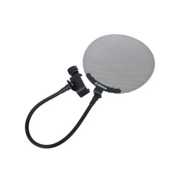 MA019B Студийная ветрозащита (поп-фильтр) с креплением, металл, Alctron-0