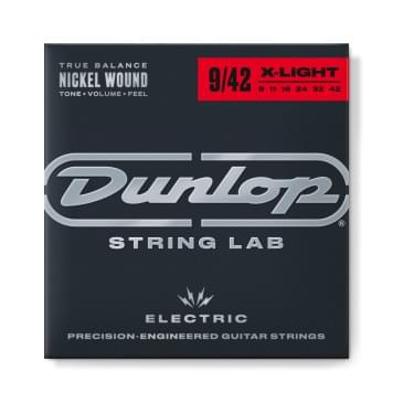 DEN0942 Комплект струн для электрогитары, никелированные, Light, 9-42, Dunlop-0
