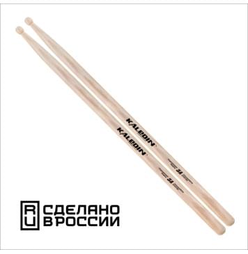 7KLHB3A 3A Барабанные палочки, граб, деревянный наконечник, Kaledin Drumsticks-0