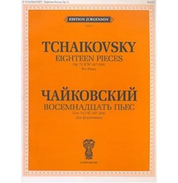 J0047 Чайковский П.И. Восемнадцать пьес. Соч. 72 (ЧС 187-204). Для-0