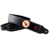 8419612002388 Groove Old School Heart Ремень для гитары, текстиль/синтетика, RightOn Straps