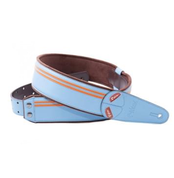 8401070111122 Mojo Race Sonic Blue Ремень для гитары, RightOn Straps-0