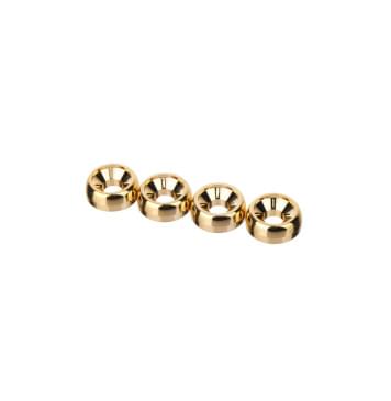 HK-NFSG Втулка крепления грифа, малая, золото, 4шт, Hosco-0