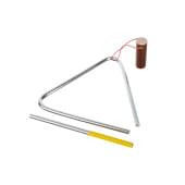MS-ZH-TR-614 Треугольник с палочкой, диаметр 6 мм, длина стороны 14 см, Мастерская Сереброва